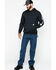 Image #6 - Carhartt Men's Loose Fit Midweight Logo Sleeve Graphic Hooded Sweatshirt, Black, hi-res