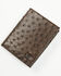 Image #1 - Cody James Black 1978® Men's Dawson Exotic Full-Quill Ostrich Bifold Wallet, Dark Brown, hi-res