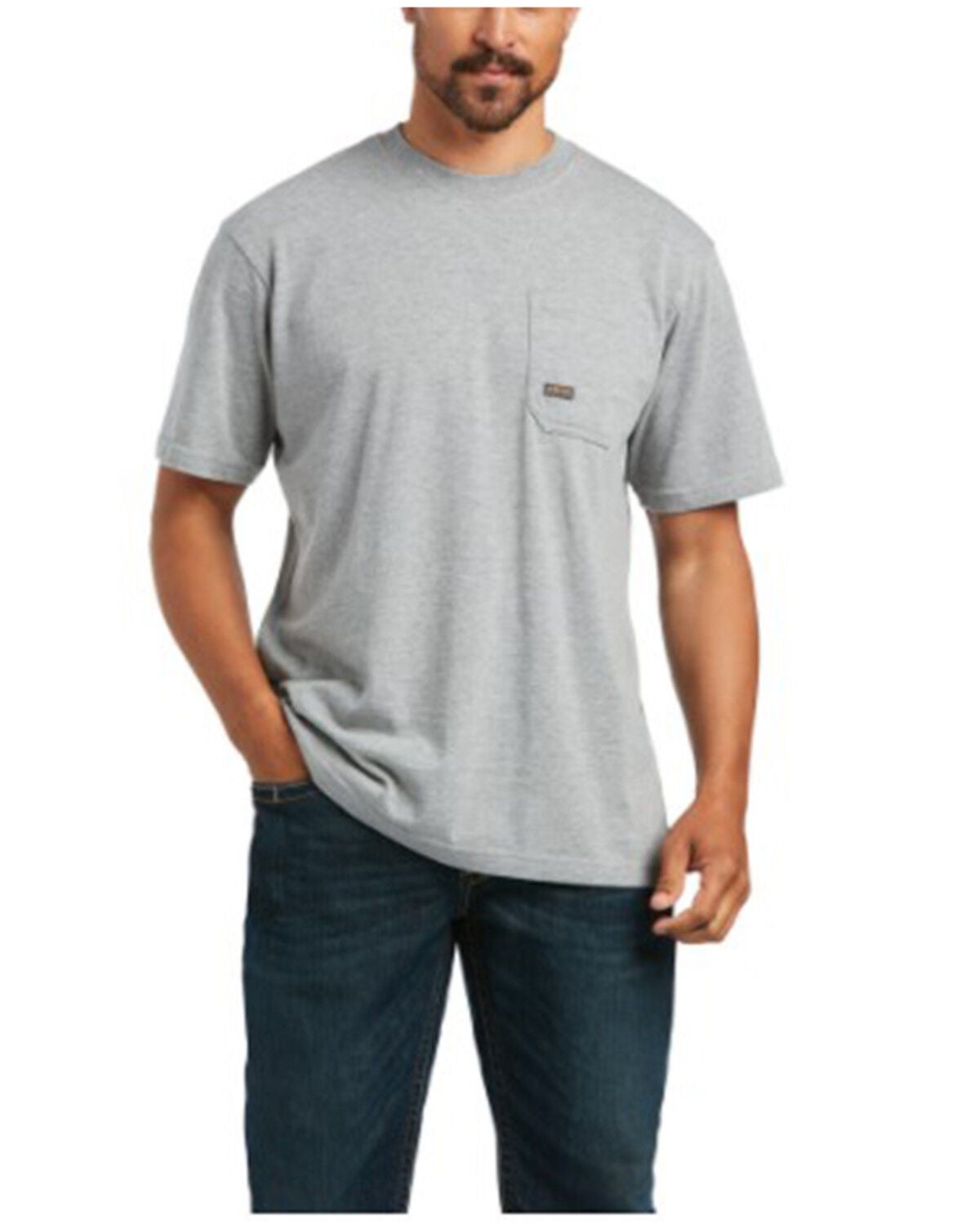 Image #1 - Ariat Men's Rebar Cotton Strong Mexico Pride Graphic Short Sleeve Work T-Shirt, , hi-res