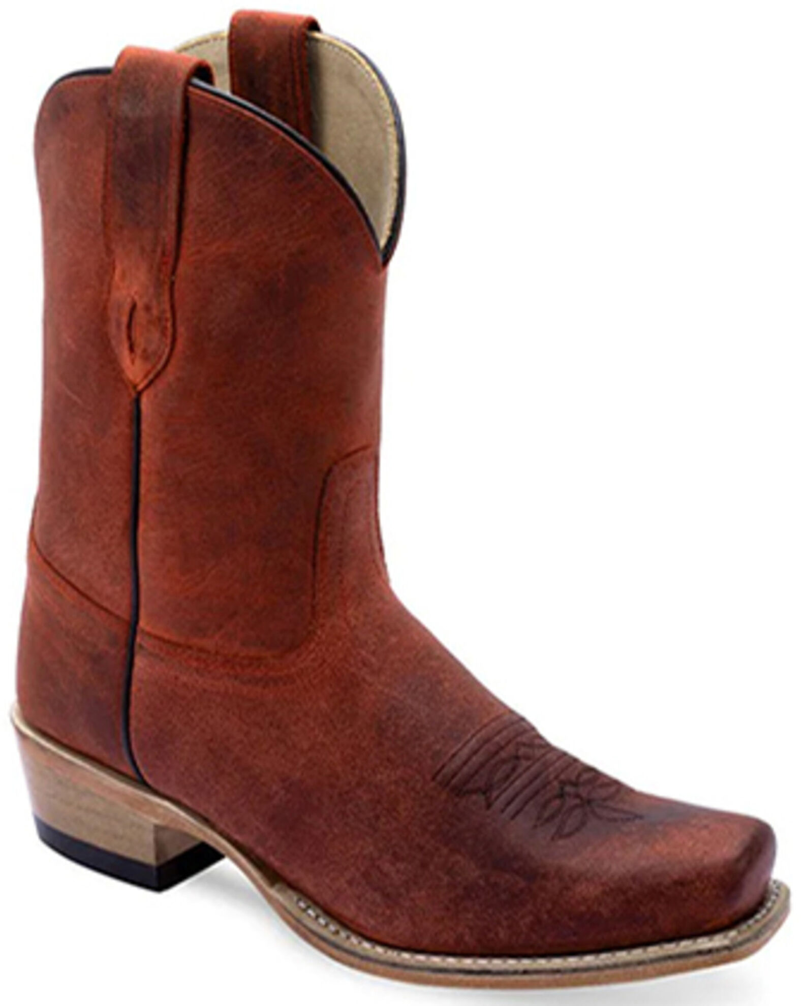 Short square toe cowgirl boots cheap