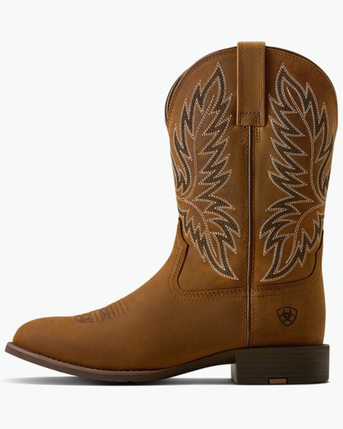 Image #2 - Ariat Men's Sport Stockman Performance Western Boots - Round Toe, Brown, hi-res