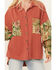 Image #3 - POL Women's Tapestry Shacket, Rust Copper, hi-res