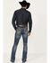 Image #3 - Stetson Men's 1014Rocker Fit Bootcut Jeans , Blue, hi-res