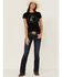 Image #4 - RANK 45® Women's Rodeo State Of Mind Graphic Tee, Black, hi-res