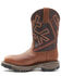 Image #3 - Cody James Men's ASE7 Decimator Western Work Boots - Composite Toe, Dark Brown, hi-res