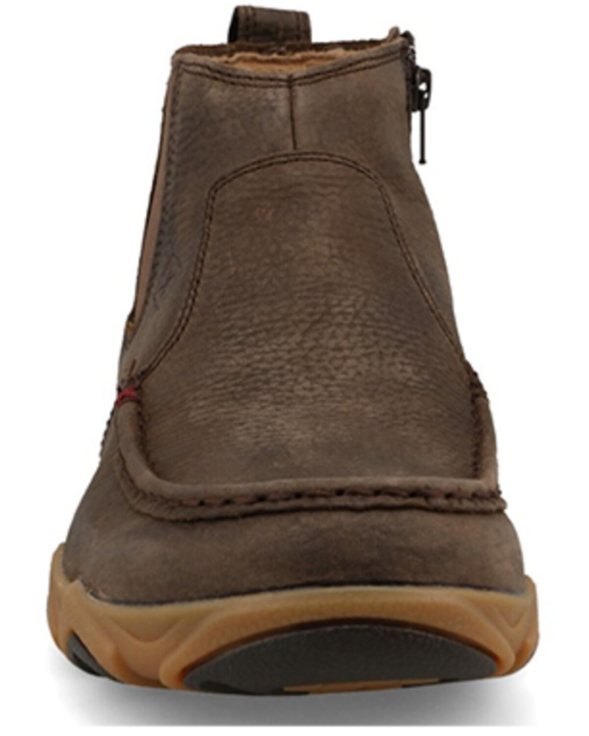 Image #4 - Twisted X Men's 4" Chelsea Driving Moc Shoes - Moc Toe, Brown, hi-res
