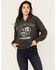 Image #1 - Idyllwind Women's Crest Hoodie, Charcoal, hi-res