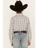 Image #4 - Cody James Boys' Plaid Print Long Sleeve Snap Western Shirt, White, hi-res