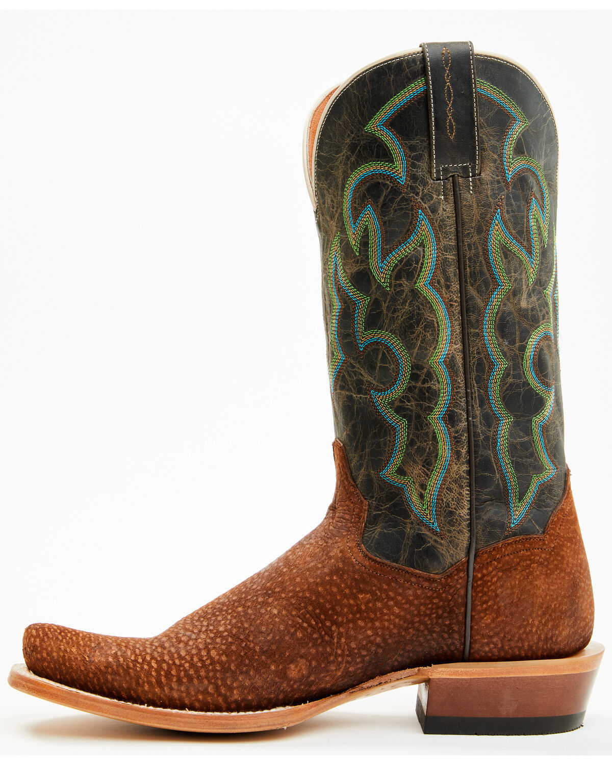 Image #3 - Dan Post Men's Cappy Exotic Carpincho Western Boots - Square Toe, Black, hi-res