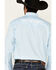 Image #5 - Wrangler Men's Geo Print Logo Long Sleeve Western Shirt , Blue, hi-res