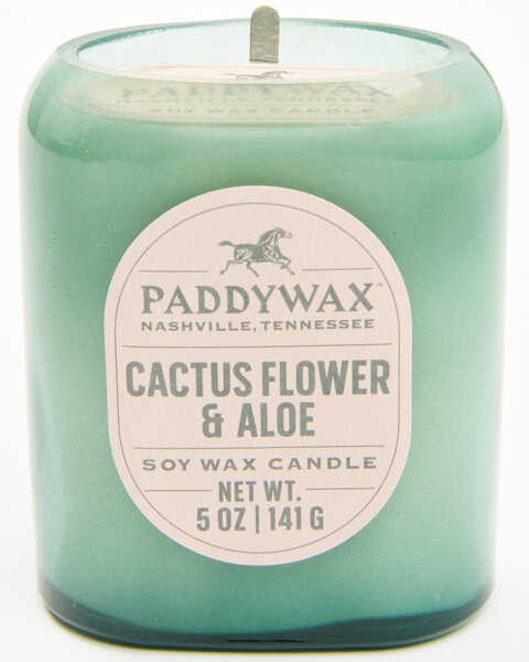 Paddywax Vista 5oz Cactus Flower & Aloe Glass Candle , No Color, hi-res
