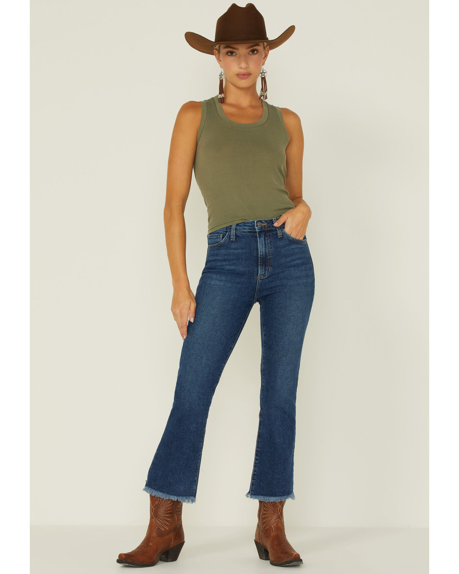 Just black denim flare jeans 2025