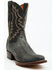 Image #1 - Dan Post Men's 11" Exotic Ostrich Leg Western Boots - Square Toe, Grey, hi-res