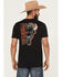 Image #1 - Pendleton Men's Boot Barn Exclusive Bison Head Short Sleeve Graphic T-Shirt, Black, hi-res