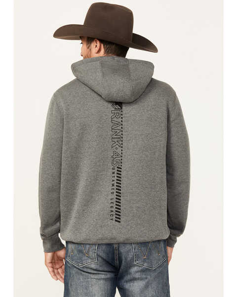 Image #4 - RANK 45® Men's Westech Hooded Sweatshirt, Charcoal, hi-res