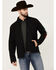 Image #2 - RANK 45® Men's Mexico Embroidered Seal Softshell Jacket , Black, hi-res
