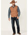 Image #2 - Blue Ranchwear Men's Solid Button-Down Duck Canvas Vest, Rust Copper, hi-res