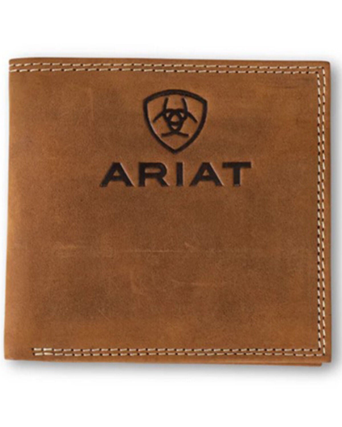 Ariat Men's Bifold Wallet, Brown, hi-res