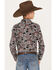 Image #4 - Cody James Boys' Johnny Ringo Long Sleeve Snap Western Shirt, Red, hi-res