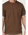 Image #3 - Hawx Men's Layered Work Pocket T-Shirt, Dark Brown, hi-res