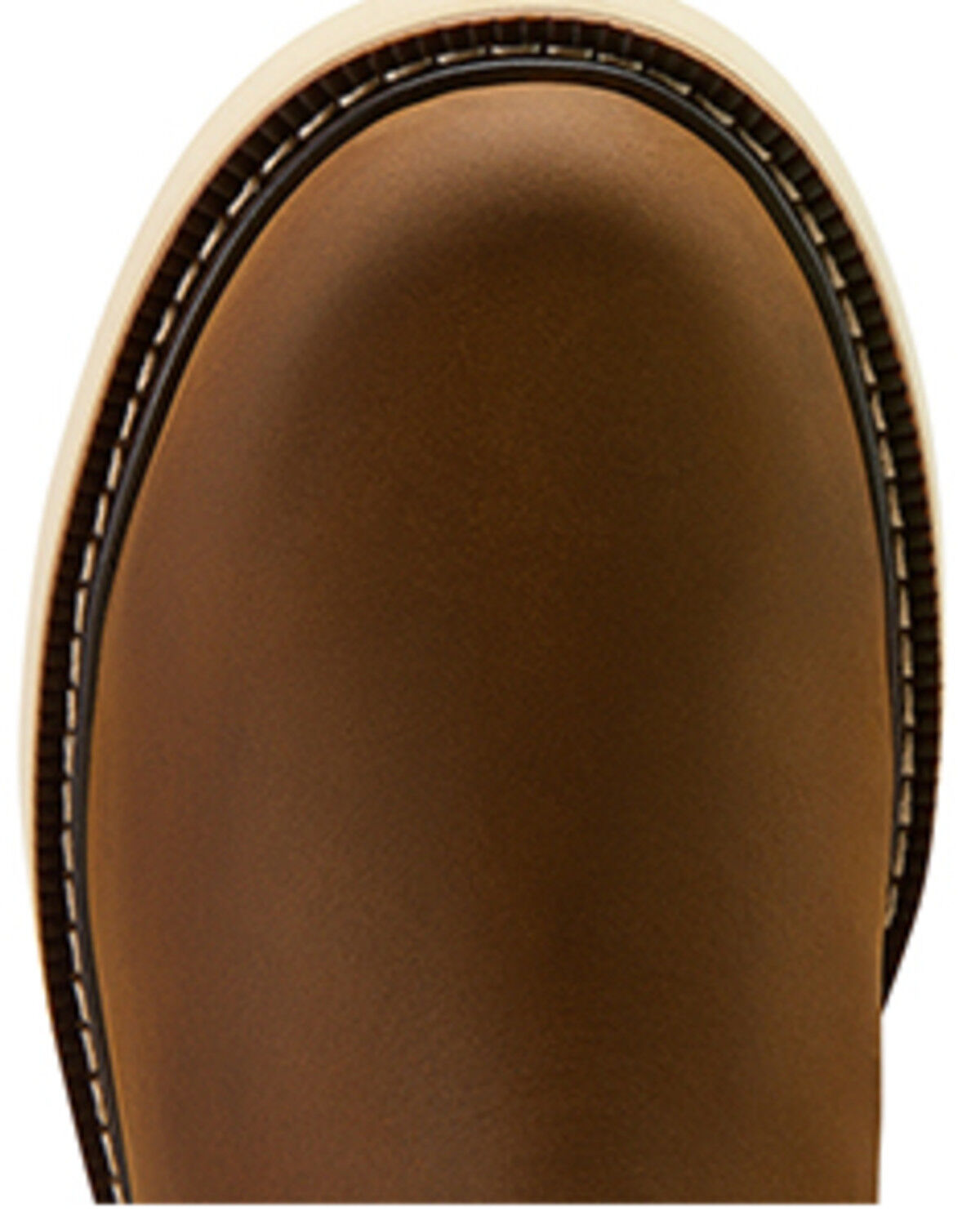Image #4 - Ariat Men's Rebar Wedge Chelsea Waterproof Work Boots - Soft Toe, Brown, hi-res