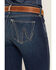 Image #4 - Ariat Women's R.E.A.L. Kacy Dark Wash Perfect Rise Trouser Stretch Denim Jeans, Dark Wash, hi-res