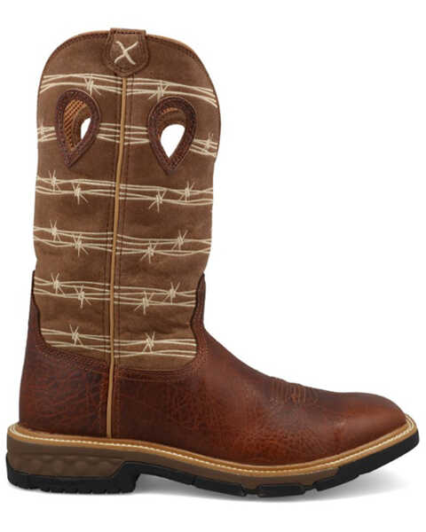Image #2 - Twisted X Men's 12" Western Work Boots - Soft Toe, Multi, hi-res