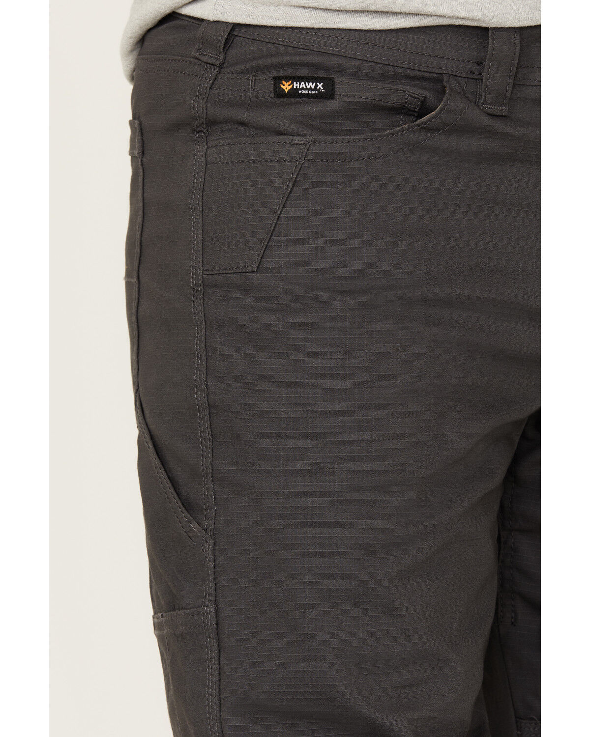 Image #2 - Hawx Men's Double Front Ripstop Xtreme Pants, Charcoal, hi-res