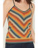 Image #5 - Shyanne Women's Garrson Striped Sweater Tank, Teal, hi-res
