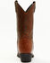 Image #5 - Laredo Men's Ostrich Print Western Boots - Round Toe, Tan, hi-res
