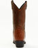 Image #5 - Laredo Men's Ostrich Print Western Boots - Medium Toe, Tan, hi-res