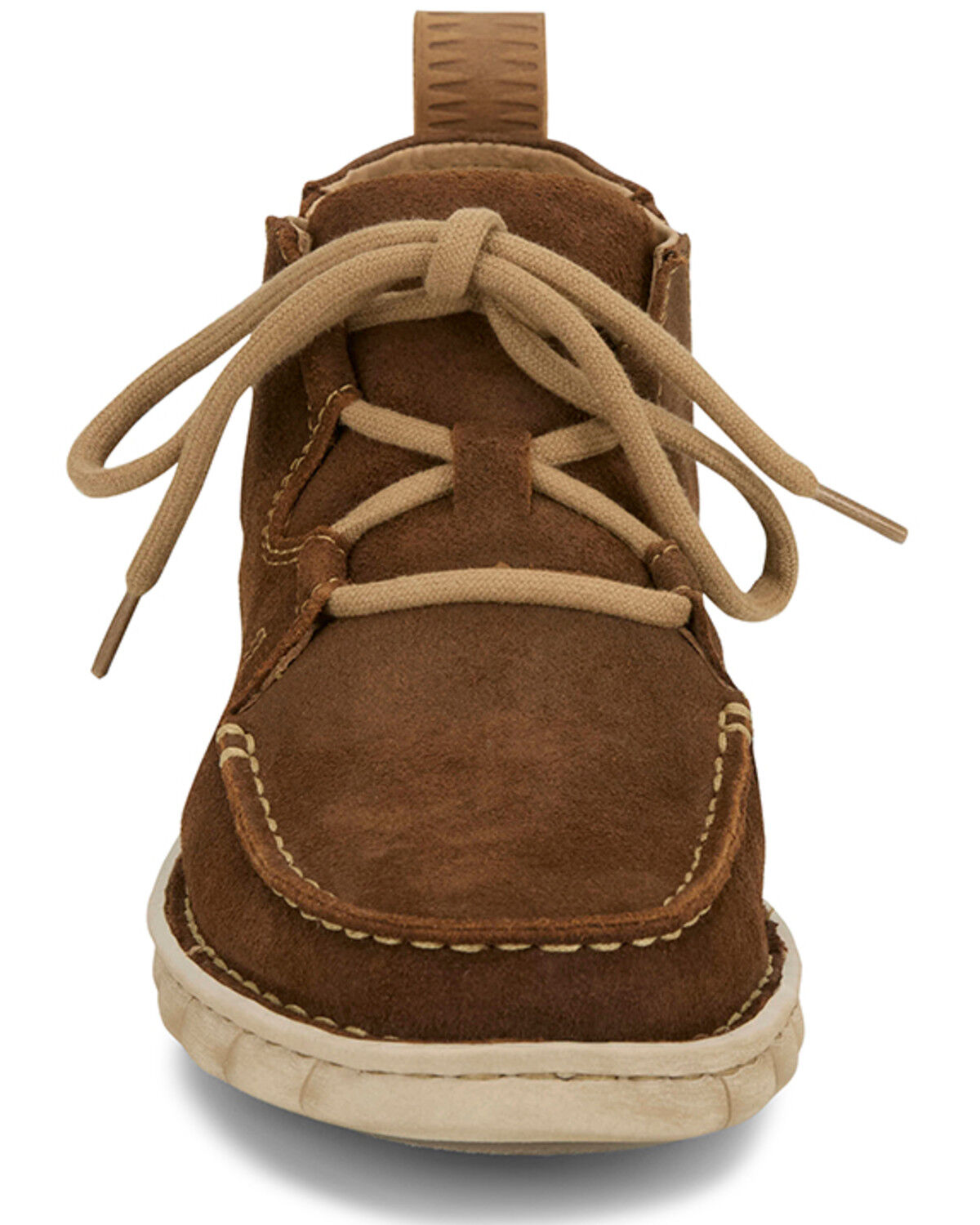 Image #4 - Tony Lama Men's Estancia Lace-Up Casual Shoes - Moc Toe, Cognac, hi-res