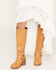Image #4 - Cleo + Wolf Women's Ruffle High-Low Skirt, Ivory, hi-res