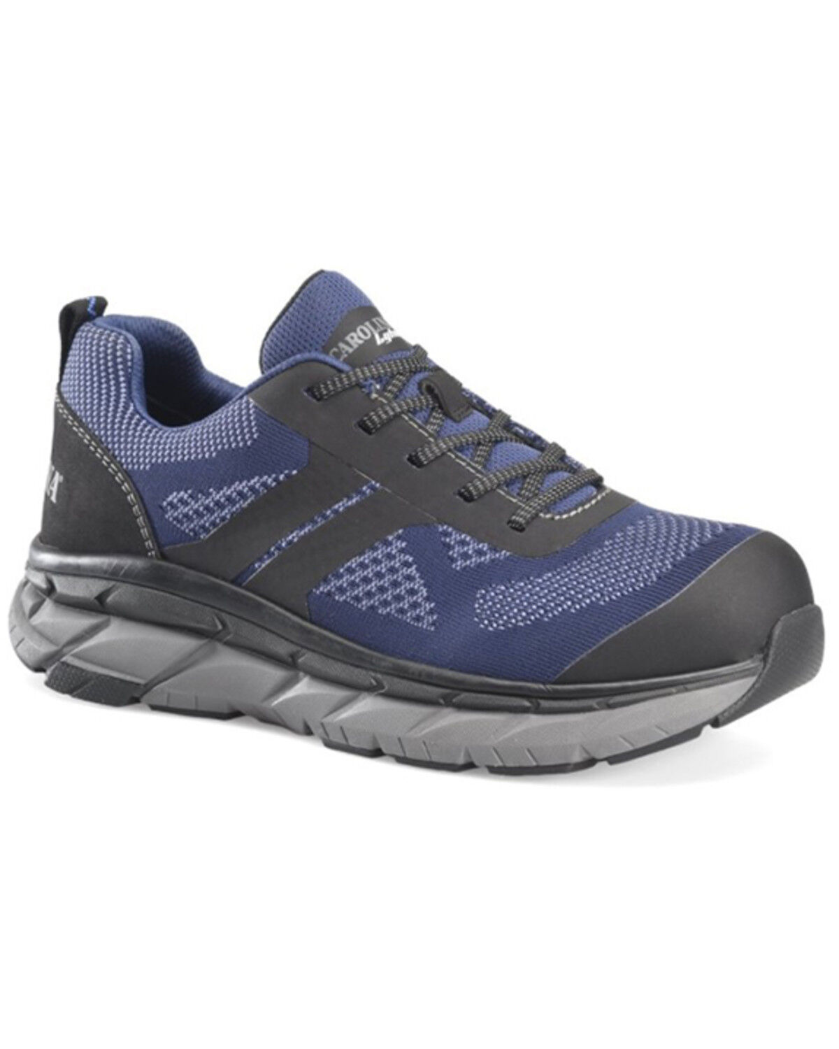 Image #1 - Carolina Men's Align Voltrex Lace-Up Athletic Work Sneaker - Composite Toe, Navy, hi-res