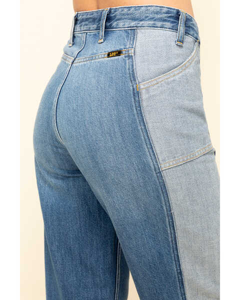 Image #4 - Lee Women's High Rise Seamed Relaxed Stovepipe Jeans , Blue, hi-res