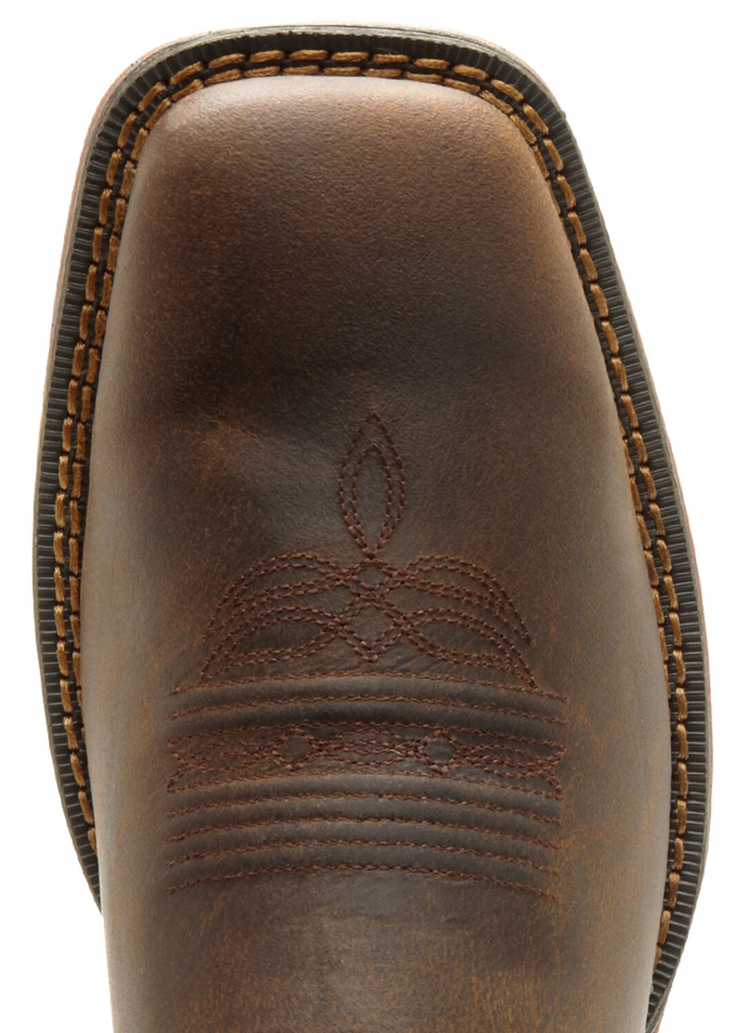 Image #13 - Durango Men's Rebel Western Performance Boots - Broad Square Toe, Coffee, hi-res