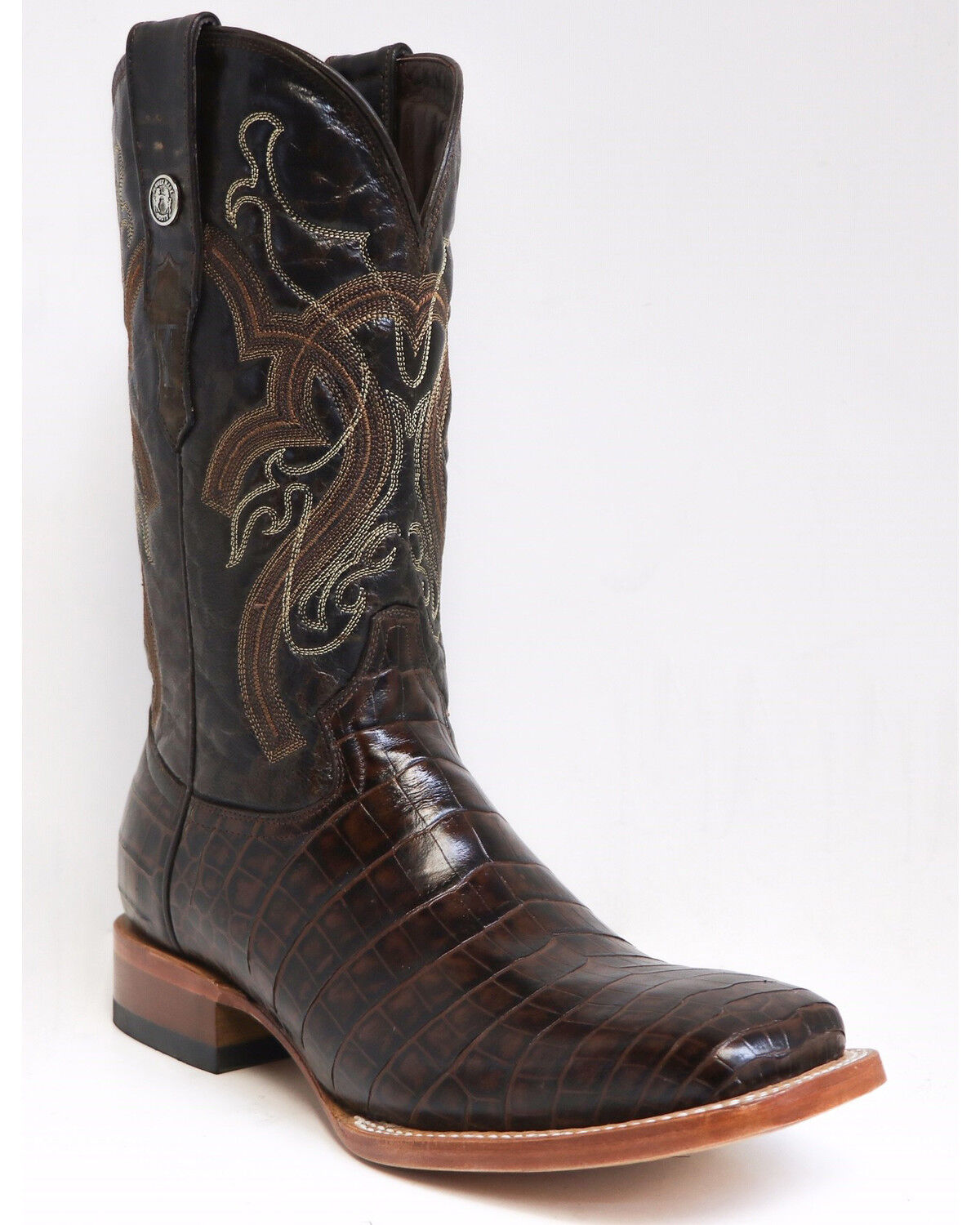 gator belly square toe boots