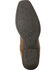 Image #3 - Ariat Women's Round Up Distressed Leather Western Performance Boots - Square Toe, Lt Brown, hi-res