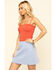 Others Follow Women's Red Smocked Goldie Top, Red, hi-res