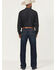 Image #3 - Ariat Men's Dark Wash Hampton Relaxed Bootcut Stretch Denim Jeans, Dark Wash, hi-res
