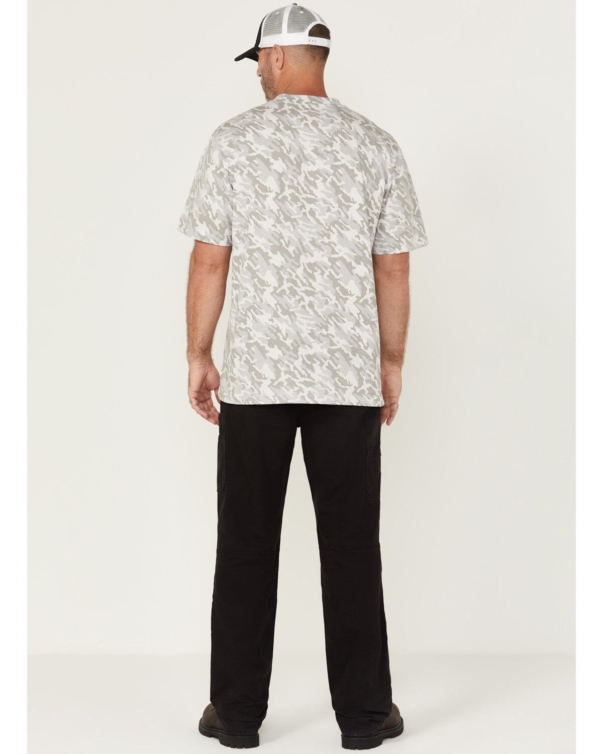 Image #3 - Hawx Men's Auger Brushed Duck Stretch Canvas Pants, Black, hi-res