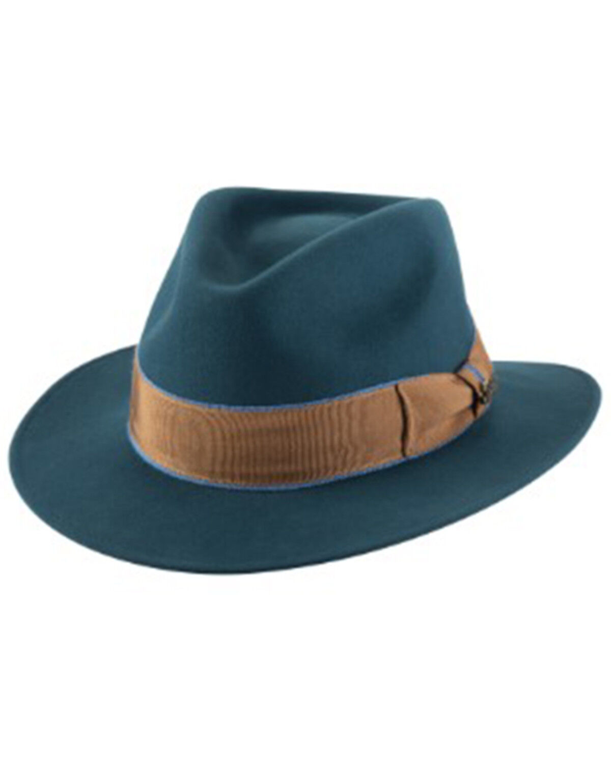 Image #1 - Bullhide Men's Furore Felt Fedora, Turquoise, hi-res