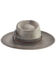 Image #2 - Bullhide Distressed Sonoma Feather Fedora Hat, Black, hi-res