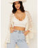 Image #1 - Cotton & Rye Women's Lace Kimono, Natural, hi-res