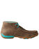 Image #2 - Twisted X Women's Inlay Chukka Driving Mocs, Brown, hi-res