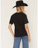 Image #4 - Shyanne Women's Drink Whiskey Kiss Cowboys Short Sleeve Graphic Tee, Black, hi-res