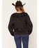 Image #4 - Wild Moss Women's Horse Print Bubble Hem Long Sleeve Top, Black, hi-res