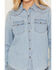 Image #6 - Idyllwind Women's Camden Rhinestone Long Sleeve Snap Western Shirt, Medium Wash, hi-res