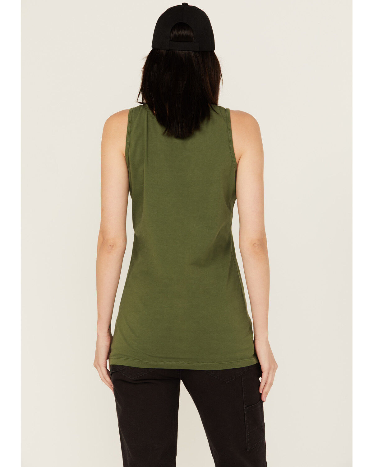 Image #4 - Dovetail Workwear Women's Solid Tank, Green, hi-res