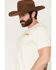 Image #3 - RANK 45&reg; Men's 8 Seconds to Victory Short Sleeve Graphic T-Shirt, Cream, hi-res